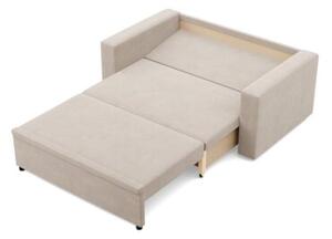 Sofa dwuosobowa, BLOM, velvet, 148x87x90 cm, beÅ¼owy | TYLETEGOTU