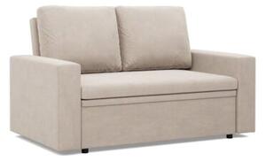 Sofa dwuosobowa, BLOM, velvet, 148x87x90 cm, beÅ¼owy | TYLETEGOTU