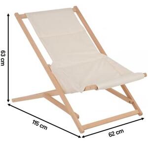 Leżak PATIO Gozo Premium 409599 Ecru