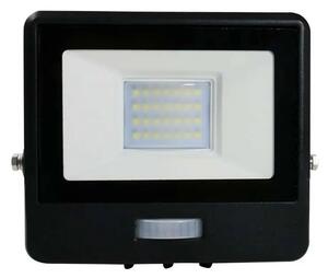 Projektor LED V-TAC 20W SAMSUNG CHIP Czujnik Ruchu Czarny Z MUFĄ VT-128S 6500K 1510lm 5 Lat Gwarancji
