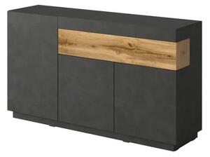 Komoda SILKE 3D1S 150cm matera/dÄ b wotan