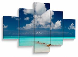 Obraz - Tropikalna plaża (125x70 cm)