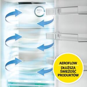 Lodówka BEKO b300 b300 B3RCNA364HW No Frost HarvestFresh AeroFlow 186.5cm Biała