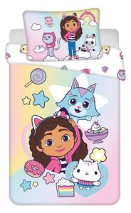 Bawełniana pościel dziecięca do łóżeczka 100x135 cm Gabby's Dollhouse "Sugar Dream" – Jerry Fabrics