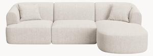 Narożna sofa modułowa z szenilu Campi (4-osobowa)