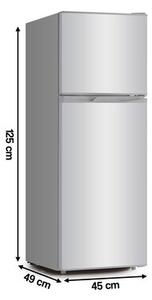 Lodówka SMITH&BROWN SFTF-111-SE3 125cm Srebrna