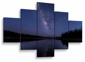 Obraz nocnego nieba (125x70 cm)