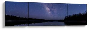 Obraz nocnego nieba (170x50 cm)