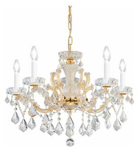 Kolarz Kolarz 3149.85.3.KoT - Kryształowy żyrandol MARIA LOUISE 5xE14/40W/230V 24K złot KL0327