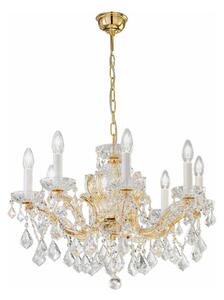 Kolarz Kolarz 3149.88.3.KoT - Żyrandol kryształowy MARIA LOUISE 8xE14/40W/230V 24K złoty KL0325
