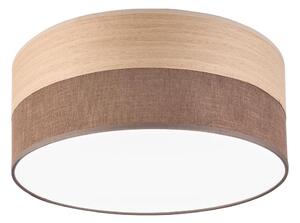 Lamkur LED Plafon SIRJA WOOD LED/20W/230V śr. 35 cm brązowy/dąb LA54551