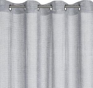 Firana gotowa EUROFIRANY Neli 140 x 250 cm Srebrny