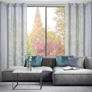 Firana gotowa EUROFIRANY Neli 140 x 250 cm Srebrny