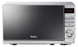 Kuchenka mikrofalowa AMICA AMMF20E2S 700W średnica 25.5 cm pojemność 20L MultiWave System Srebrny