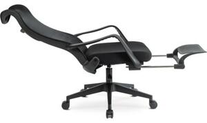 KrzesÅo Obrotowe Biurowe Fotel Ergonomiczny Czarny ACTON