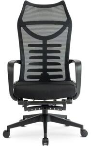 KrzesÅo Obrotowe Biurowe Fotel Ergonomiczny Czarny ACTON