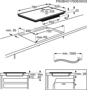Płyta indukcyjna ELECTROLUX EIV83443BW SLIM-FIT