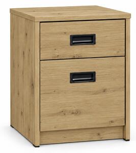 Szafka nocna KOSTKA 40 cm – 1 szuflada i 1 drzwi Dąb Artisan| ArtD Home | Tutaj jest produkt bez wyboru kolorów. Chcesz inny kolor wpisz w "Szukaj" 18