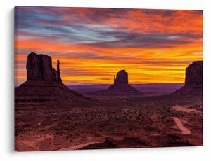 Obraz - Monument Valley v Arizonie (70x50 cm)