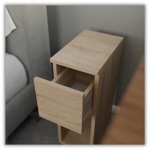 Szafka Nocna STIVMEBLE 1 Szuflada 20x30x55 cm DÄ b Sonoma