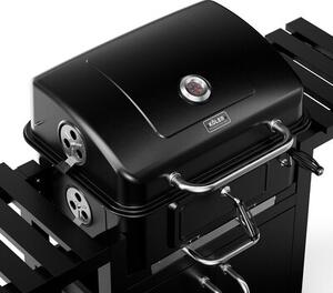 Grill ogrodowy węglowy KOLER Ember CH2 Zamykany, żeliwny ruszt, półki boczne, termometr