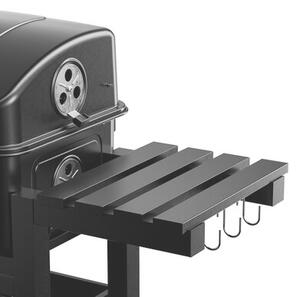 Grill ogrodowy węglowy KOLER Ember CH2 Zamykany, żeliwny ruszt, półki boczne, termometr