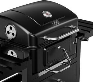 Grill ogrodowy węglowy KOLER Ember CH2 Zamykany, żeliwny ruszt, półki boczne, termometr