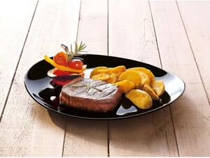 Talerz LUMINARC Friends Time Steak Czarny