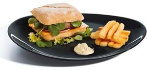 Talerz LUMINARC Friends Time Steak Czarny
