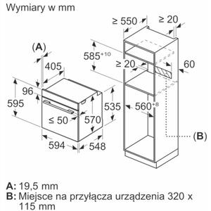Piekarnik BOSCH HBA372EB4 Seria 4 Elektryczny Czarny A+ Air Fry