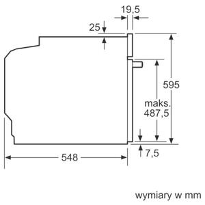 Piekarnik BOSCH HBA372EB4 Seria 4 Elektryczny Czarny A+ Air Fry