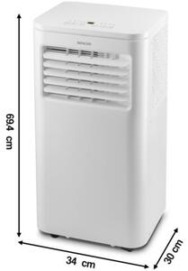 Klimatyzator SENCOR SAC MT7048C 3 Tryby pracy Funkcja Sleep Osuszanie Sterowanie smartfonem Timer Wi-Fi