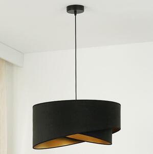 Brilagi LED Żyrandol na lince LYRA 1xE27/15W/230V czarny/złoty BG1727