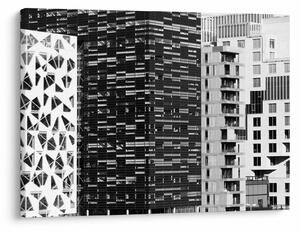 Obraz architektury czarno-białej (70x50 cm)