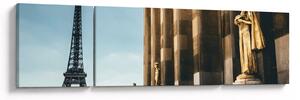 Obraz z placu Trocadero, Paryż (170x50 cm)