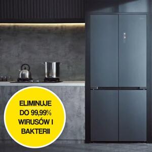 Lodówka MIDEA MDRM706BIE70 SLOT IN Side by Side 191cm No Frost Szara