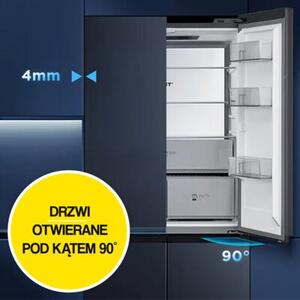 Lodówka MIDEA MDRM706BIE70 SLOT IN Side by Side 191cm No Frost Szara