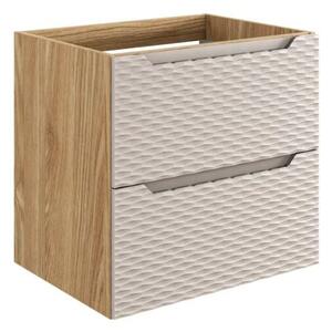 Szafka pod umywalkę OCEAN BEIGE 82-60-2S 60cm dąb olejowany/