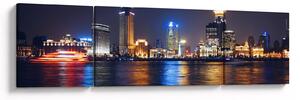 Obraz - Refleksy nocy (170x50 cm)
