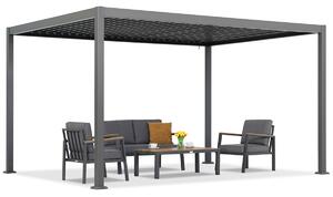 Pergola tarasowa Amarante 3 x 4 m Garden Point antracyt