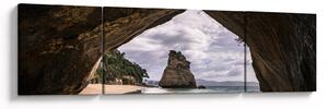 Obraz z jaskini, Nowa Zelandia (170x50 cm)