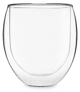 Feelino Ice, szklanki termiczne z podwójną ścianką, 6 x 400 ml, szkło borokrzemowe, herbata kwitnąca