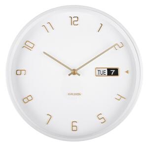 Karlsson 5953WH designerski zegar ścienny 30 cm ,biały