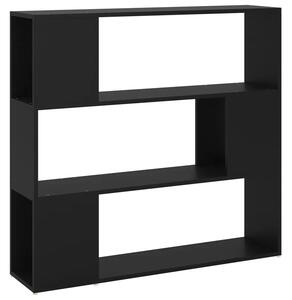 Czarny minimalistyczny regał otwarty - Hoftix