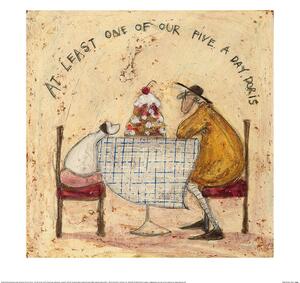 Druk artystyczny Sam Toft - At Least One of Our Five A Day Doris