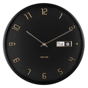 Karlsson 5953BK designerski zegar ścienny 30 cm ,czarny