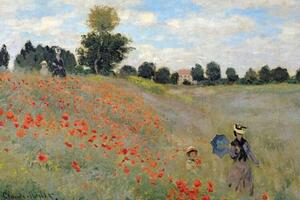 Plakat, Obraz Claude Monet - Poppies, (91.5 x 61 cm)