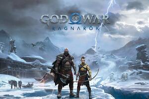 Plakat, Obraz God of War Ragnarok - Key Art