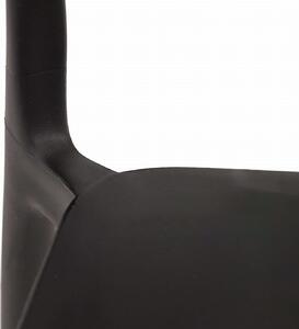 MebleMWM Krzesło ogrodowe P-293 Czarne