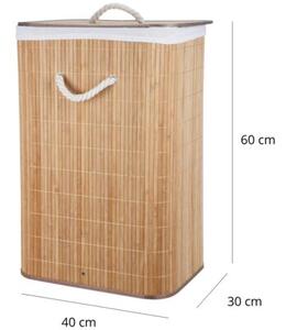 Kosz na pranie SPORTPOLAND Koopman 72L Naturalny